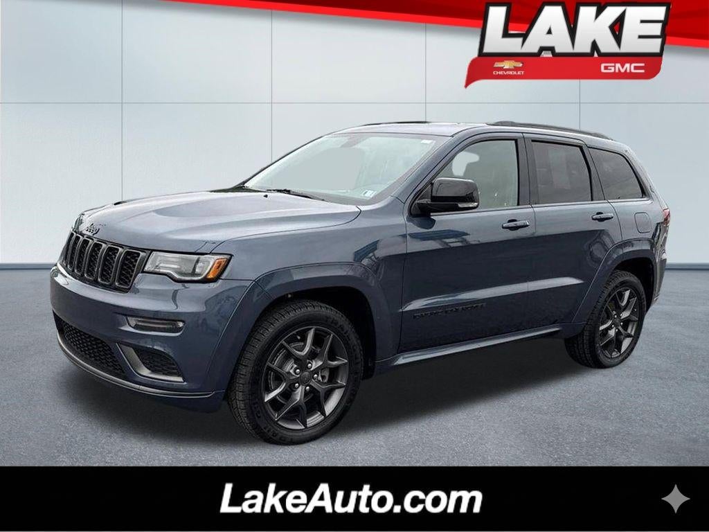 2019 Jeep Grand Cherokee Limited X 4x4 in Blue — front three-quarter view