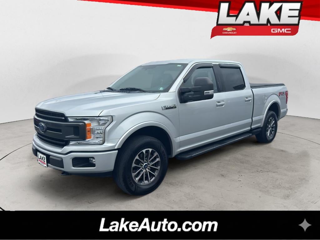 2018 Ford F-150 XL in Ingot Silver Metallic — front three-quarter view