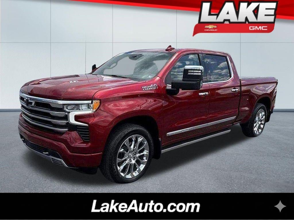 2023 Chevrolet Silverado 1500 High Country in Radiant Red Tintcoat — front three-quarter view