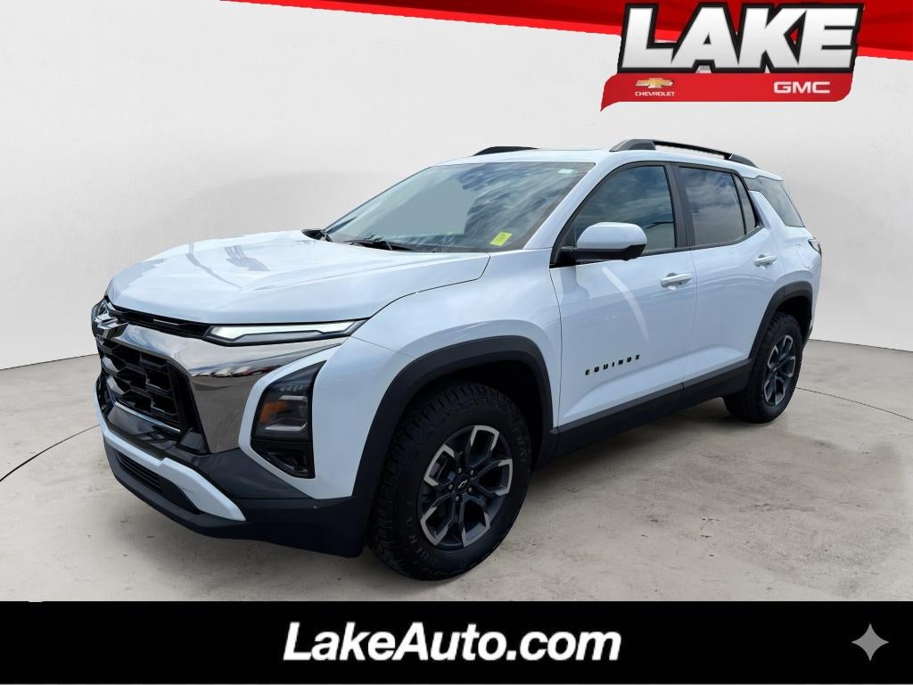 2026 Chevrolet Equinox ACTIV in Polar White Tricoat — front three-quarter view
