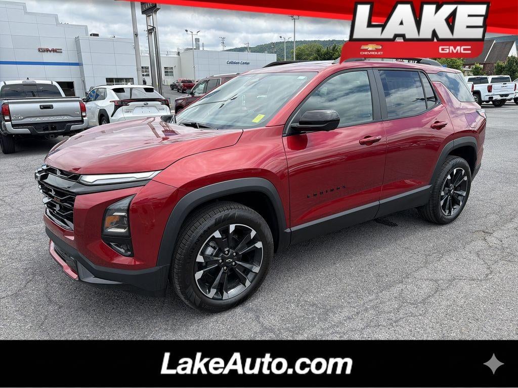 2026 Chevrolet Equinox RS in Radiant Red Tintcoat — front three-quarter view