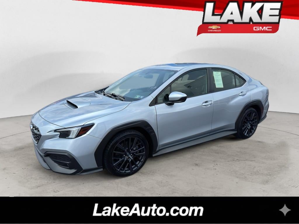 2022 Subaru WRX Premium in Silver — front three-quarter view