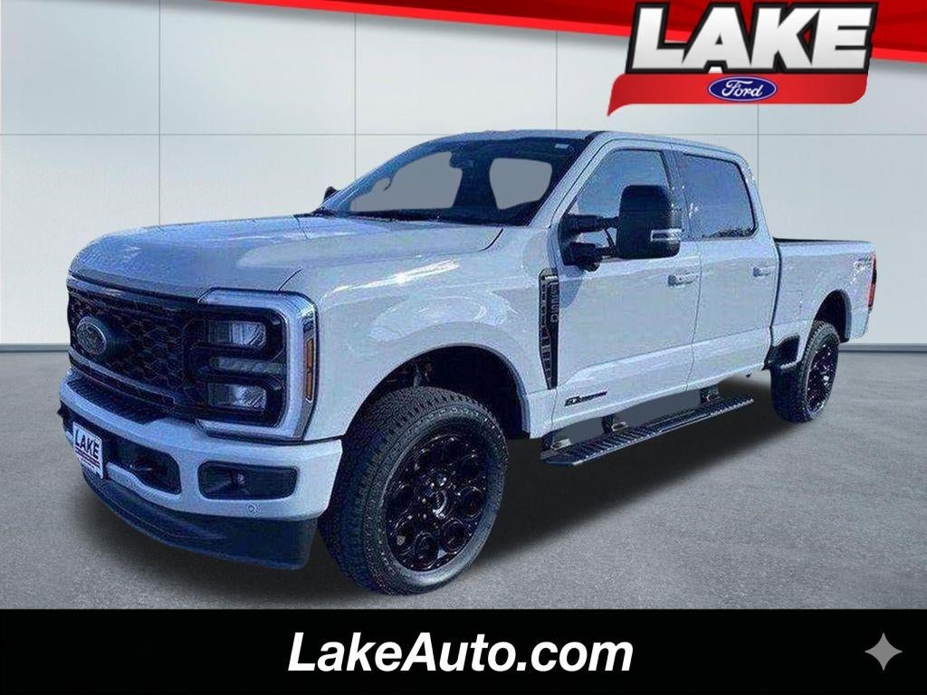 2026 Ford F-250 LARIAT in Avalanche — front three-quarter view