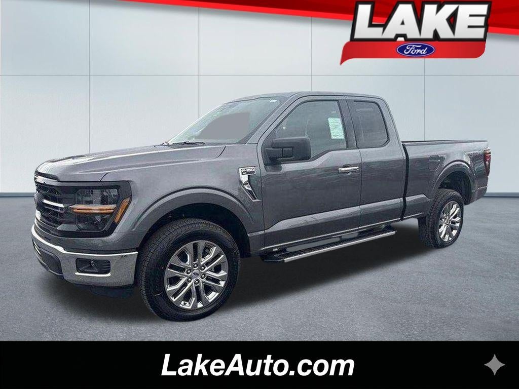 2026 Ford F-150 XLT in Carbonized Gray Metallic — front three-quarter view