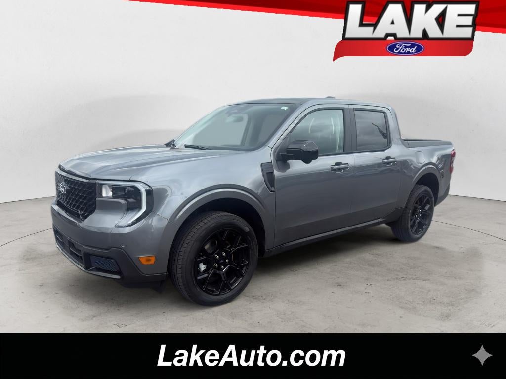 2026 Ford Maverick LARIAT in Carbonized Gray Metallic — front three-quarter view