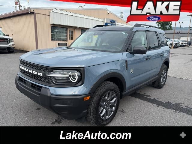 2026 Ford Bronco Sport Big Bend in Azure Gray Metallic Tri-Coat — front three-quarter view